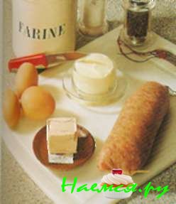 Булочка с сосиской (6-8 порций)