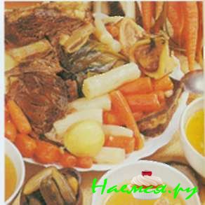 Мясо, тушенное в горшочке