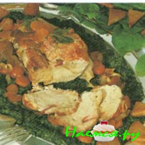 Жареная телячья голень (6 порций)