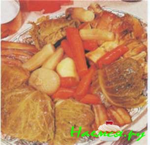 Бульон из говяжьих костей