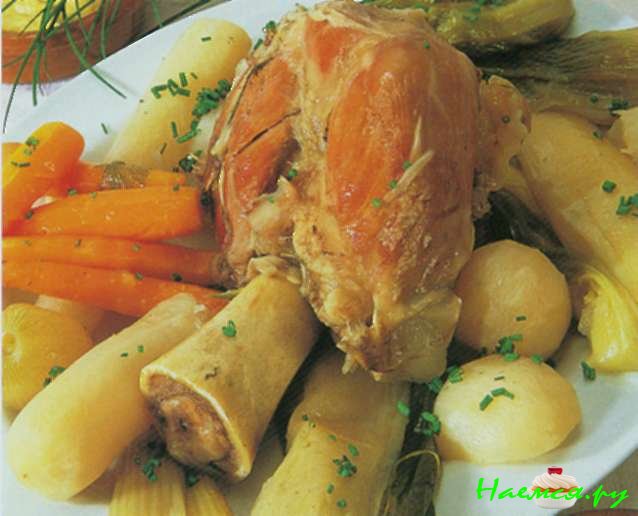 Бульон говяжий с телячьими голенями (6 порций)