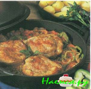 Жареная телятина