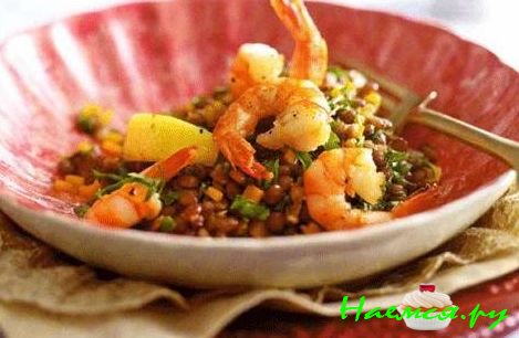 Креветки, жаренные в сидре