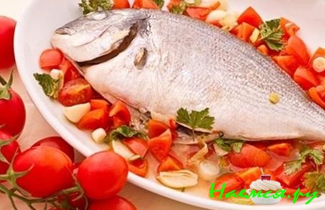 Морской лещ в соли