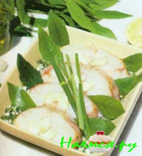 Морской ангел &laquo;ножка морского ягненка&raquo; с чесноком