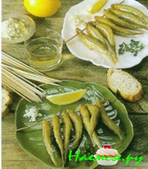 Жаренная во фритюре корюшка