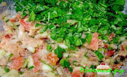 Итальянский хлебный салат