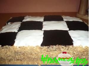 Торт "Шахматная доска"