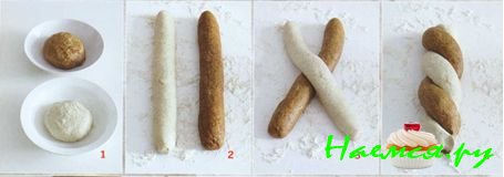 Двойная ржаная витушка