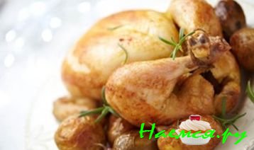 Запеченная курица