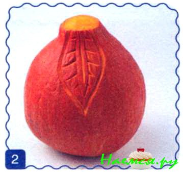 Ваза из тыквы