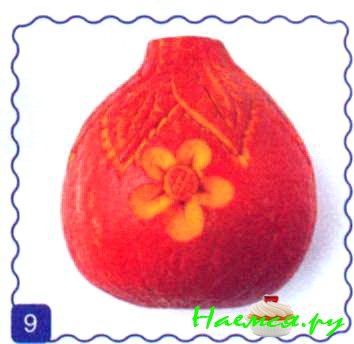 Ваза из тыквы