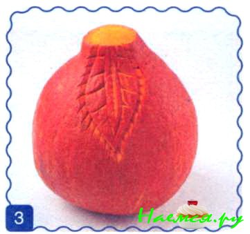 Ваза из тыквы