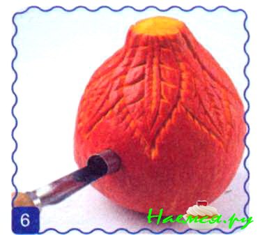 Ваза из тыквы