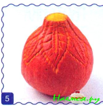 Ваза из тыквы