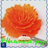 Гвоздика из моркови