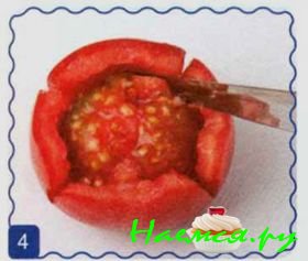 Маки из помидоров