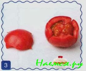 Маки из помидоров