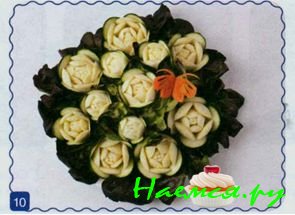 Розы из цукини