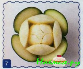 Розы из цукини