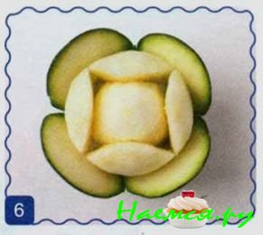 Розы из цукини