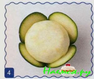 Розы из цукини