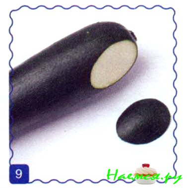 Фиалки из дайкона