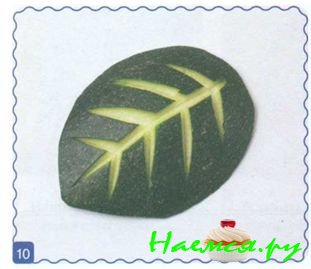 Фиалки из дайкона