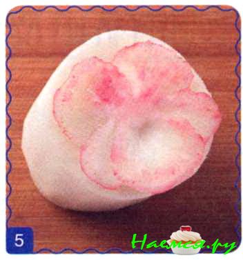 Фиалки из дайкона