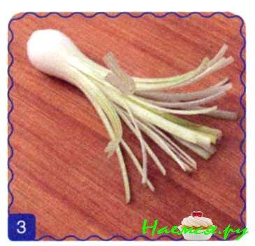 Хризантема из лука