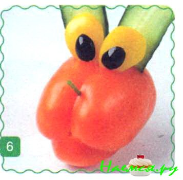 Заяц из перца