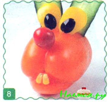 Заяц из перца