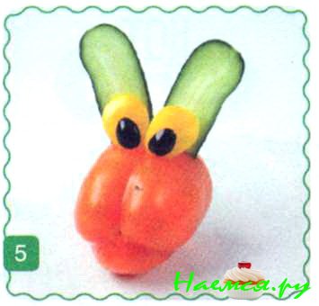 Заяц из перца
