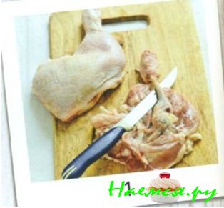 Фаршированные куриные окорочка в мультиварке