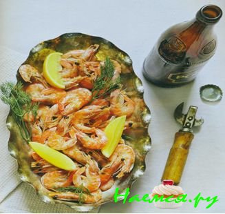 Креветки в пиве в мультиварке