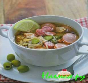 Солянка мясная сборная в мультиварке