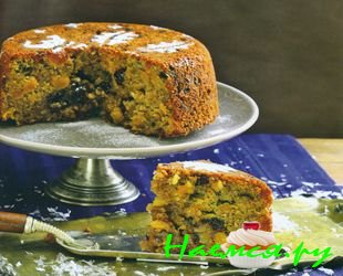 Английский рождественский кекс в мультиварке