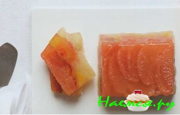 ЦИТРУСОВОЕ ЖЕЛЕ С СОУСОМ ИЗ МАРАКУЙИ