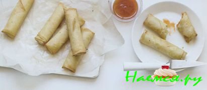 СПРИНГ-РОЛЛЫ С КРАБАМИ