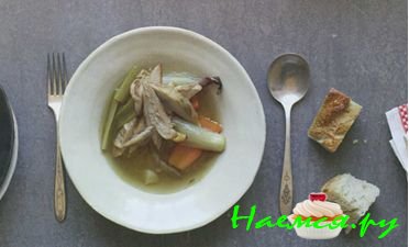 РАГУ ИЗ ФАЗАНОВ С ОВОЩАМИ И ИМБИРЕМ