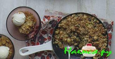 ХРУСТЯЩИЙ КРАМБЛ С КРЫЖОВНИКОМ