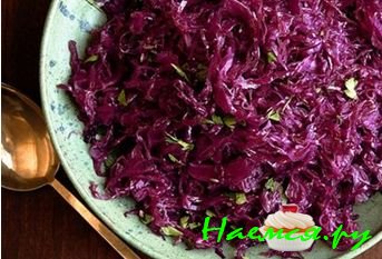 ТУШЕНАЯ КРАСНОКОЧАННАЯ КАПУСТА