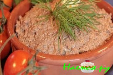 Экономный печеночный паштет