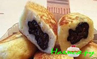 Бульбяники с черносливом