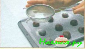 Шоколадное миндальное печенье