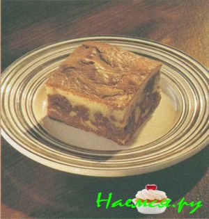 Мраморные шоколадные пирожные