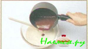 Мраморные шоколадные пирожные