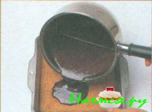 Шоколадные пирожные с грецкими орехами