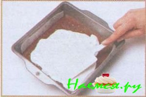 Пирожные с ореховым безе