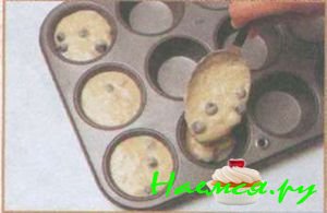 Кексы с голубикой